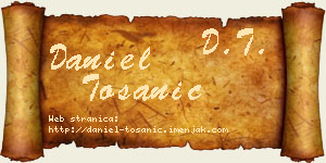 Daniel Tošanić vizit kartica
